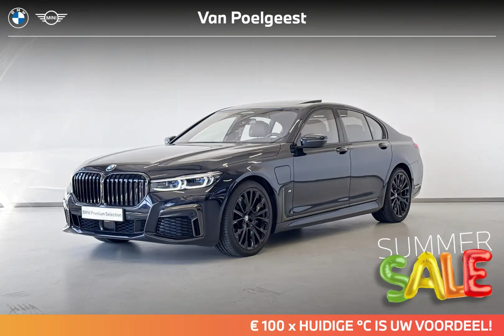 BMW 745 7 Serie 745e M Sportpakket Aut. | Summer Sale 100 Blauw - 1