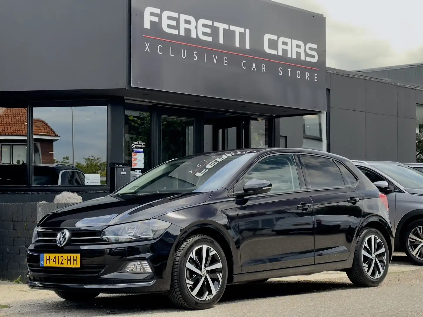 Volkswagen Polo 1.0 TSI AUT7 HIGHLINE AIRCO/ECC CAMERA APPLE-CARPL Zwart - 1