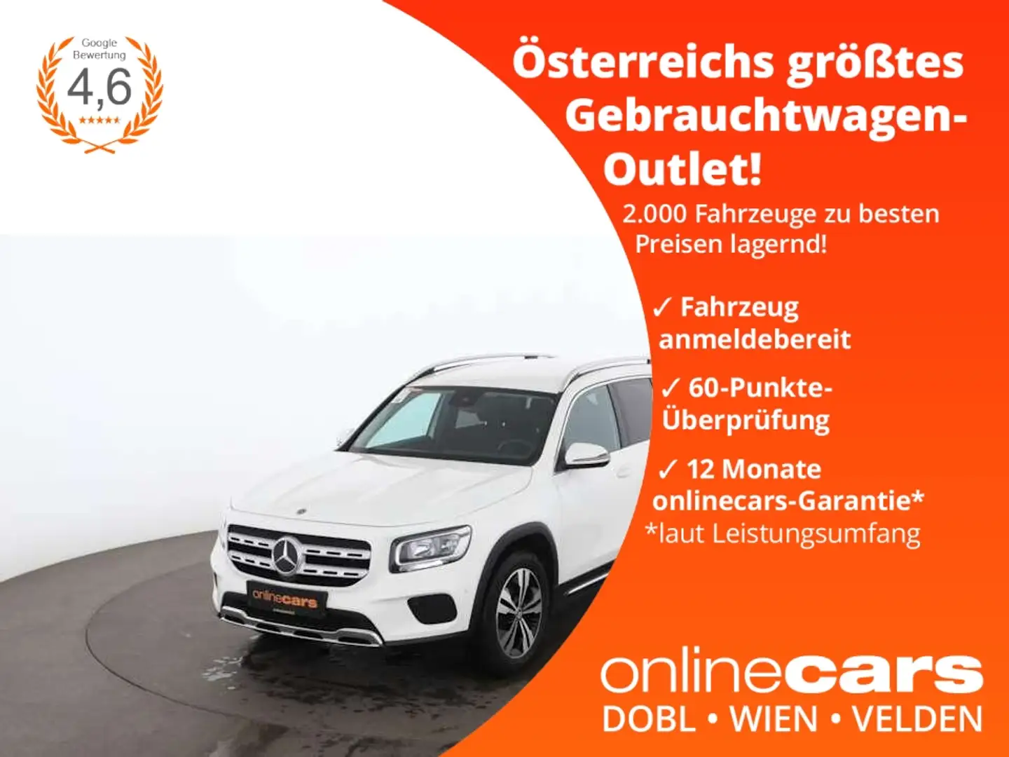 Mercedes-Benz GLB 200 d Progressive Aut NAVI LEDER SITZHZG TEMP Alb - 1