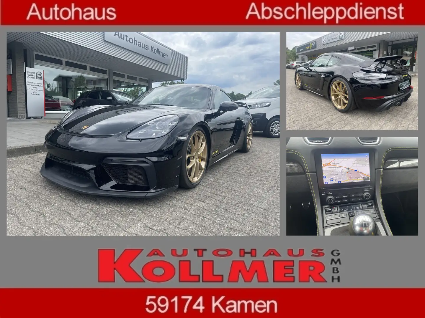 Porsche Cayman GT4 MR Manthey Kit*Clubsport*Approved*PCC Zwart - 1