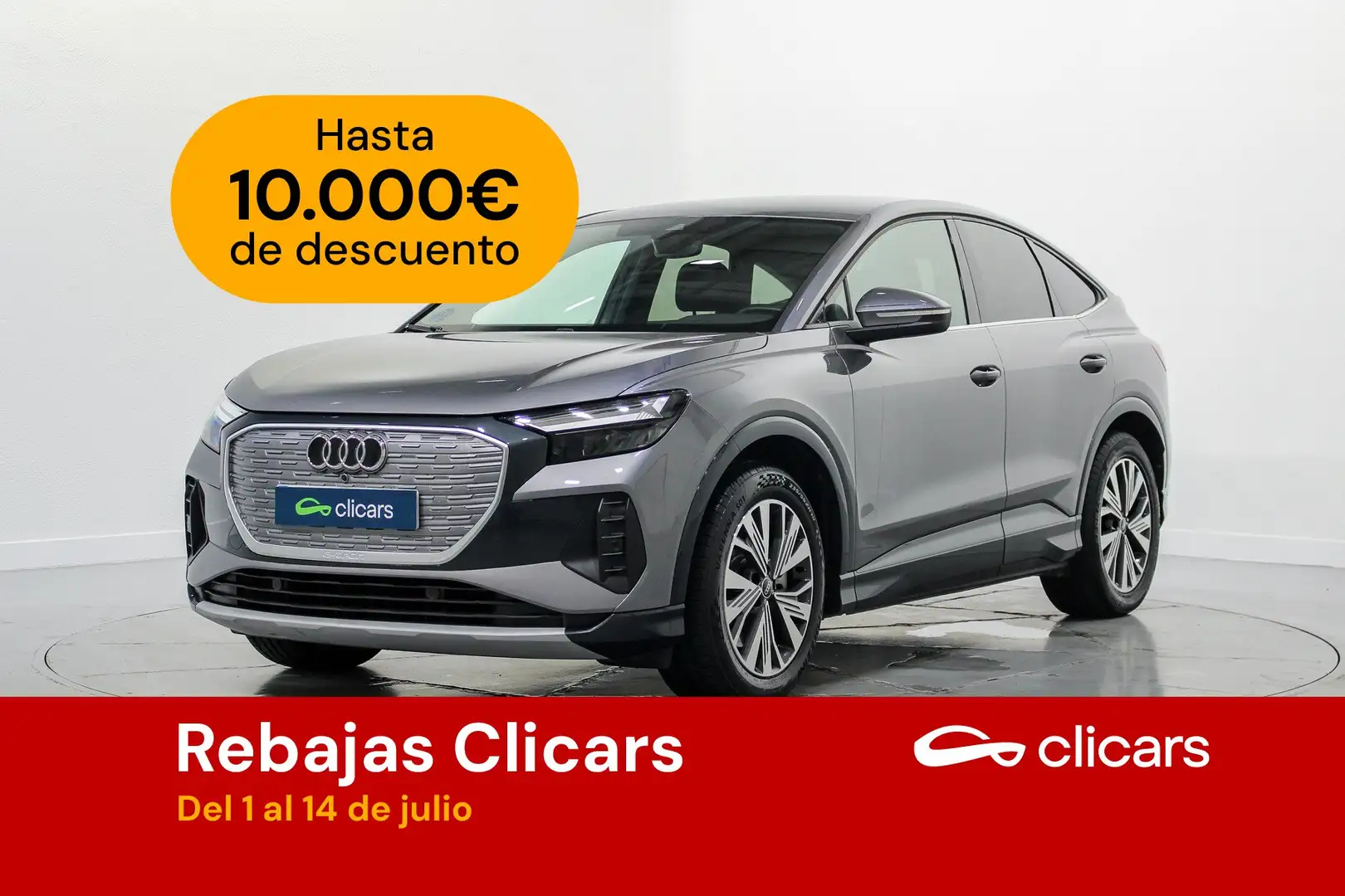Audi Q4 e-tron Sportback 40 Advanced 82KWh Gris - 1