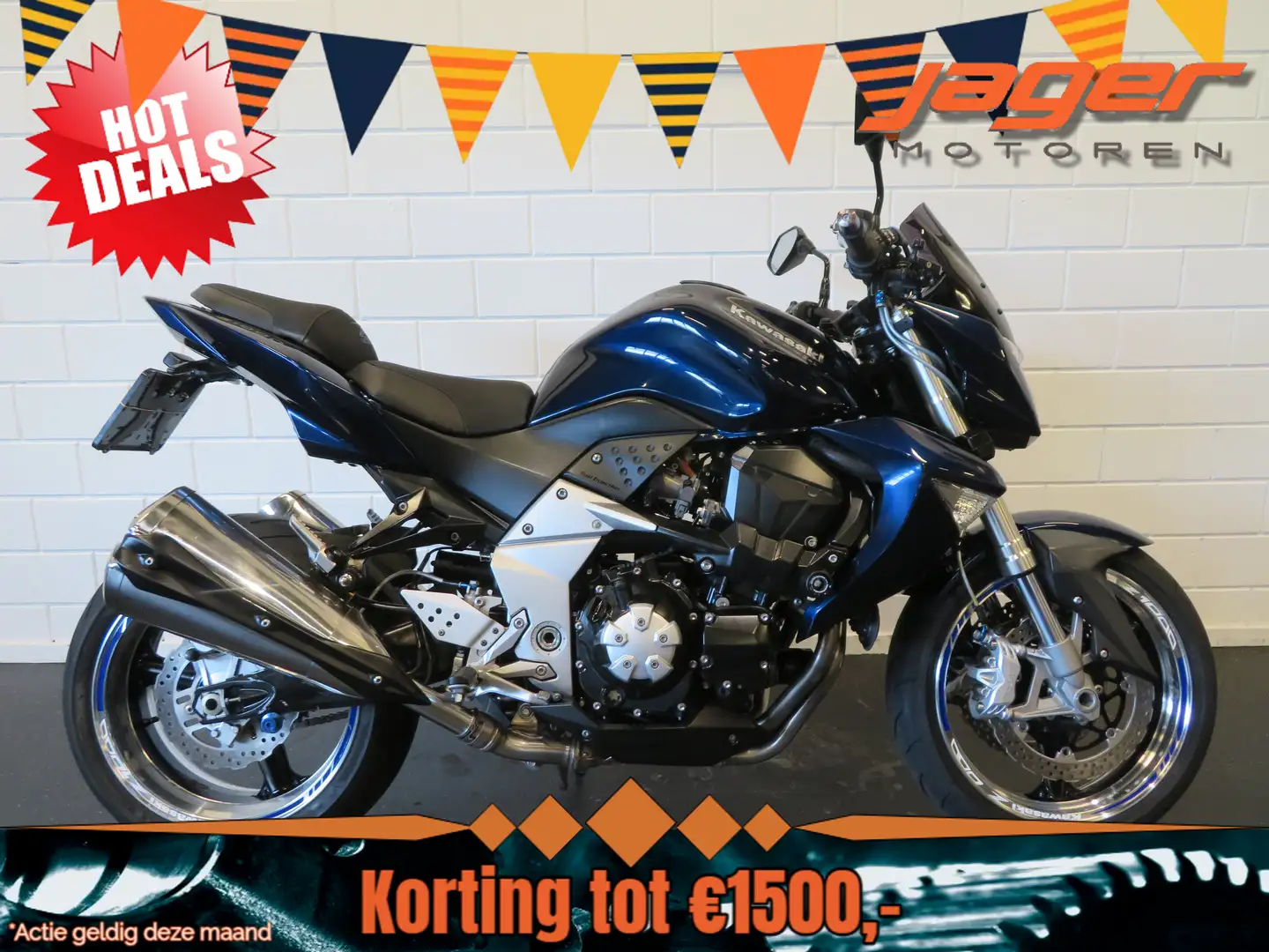 Kawasaki Z 1000 Z1000 FRAAIE NACKED BIKE Bleu - 1