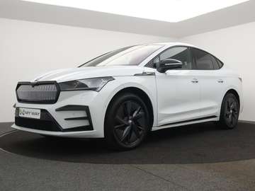 Enyaq Coupe iV vRS 82kWh 299PK 4x4 *AUTOMAAT*SPORTZETELS*LEDER*PANODAK*CAMERA*PDC*CRUISE*KEYLESS*...