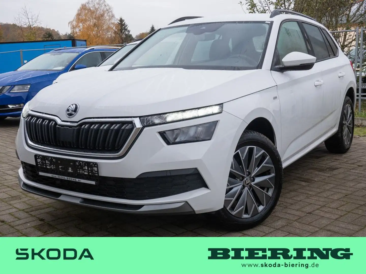 Skoda Kamiq 1.0 TSI Tour KLIMA PDC SHZ NAVI LED Blanc - 1