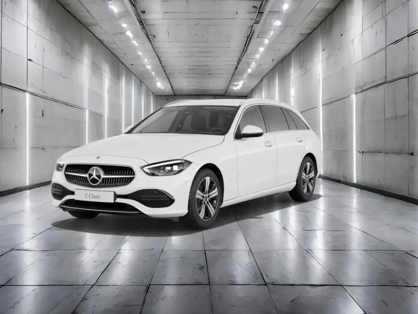Mercedes-Benz C 200 d T AVANTG.ADV.PLUS+AHK+MEM.+STNDHZG.+DIST Blanc - 1