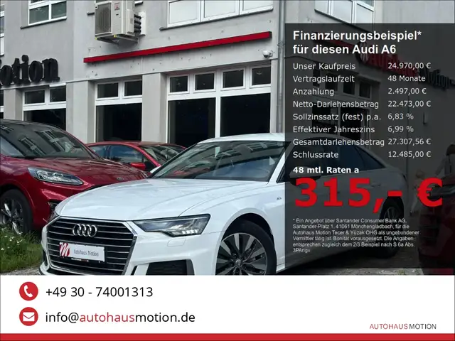 2020 Audi A6 in White for sale