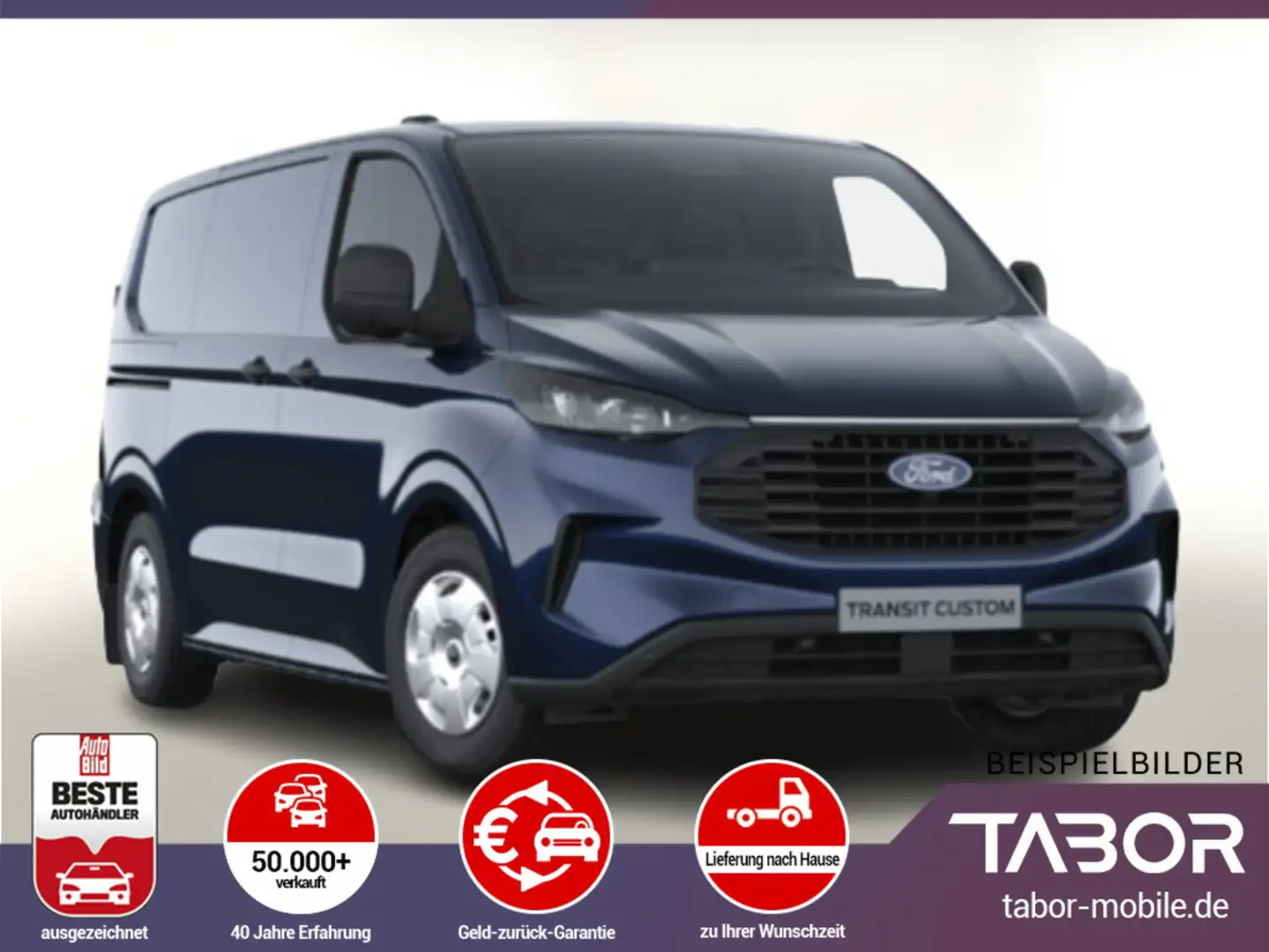 Ford Transit Custom Aut Trend 320L1 LED SHZ UVP-34%* Blau - 1