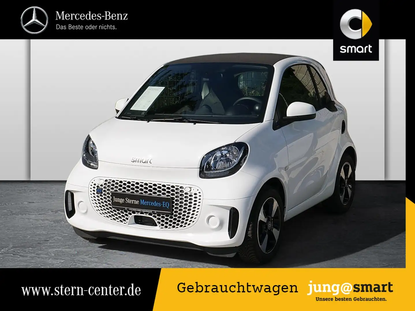 smart forTwo EQ+passion+DAB+SHZ+Einparkhilfe hinten+++ Weiß - 1