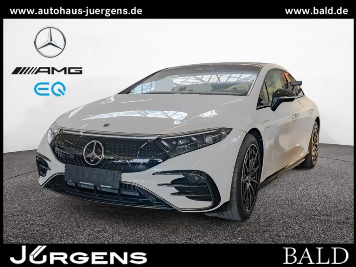 Mercedes-Benz EQS 450+ AMG-Sport/Pano/Burm/Night/Sitzklima/21" Bílá - 2