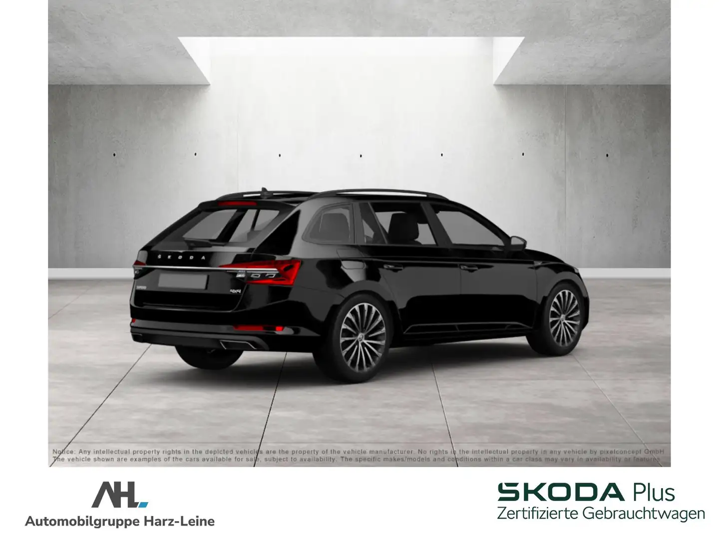 Skoda Superb Combi 1.4 TSI iV Style DSG LED Navi ACC 360° Schwarz - 2