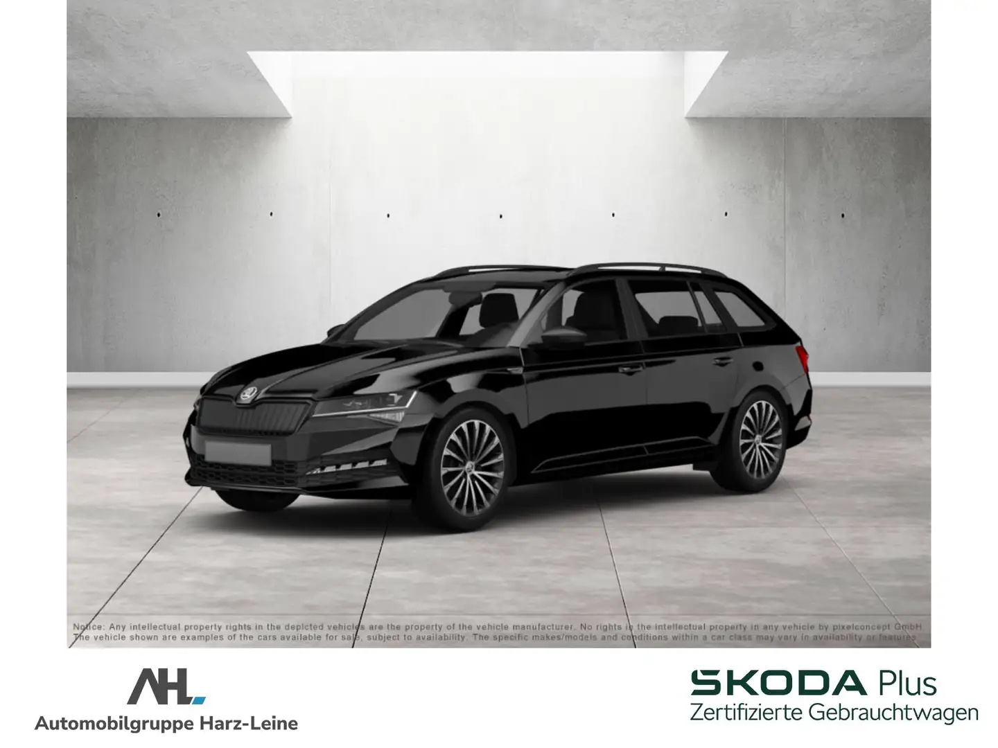 Skoda Superb Combi 1.4 TSI iV Style DSG LED Navi ACC 360° Schwarz - 1