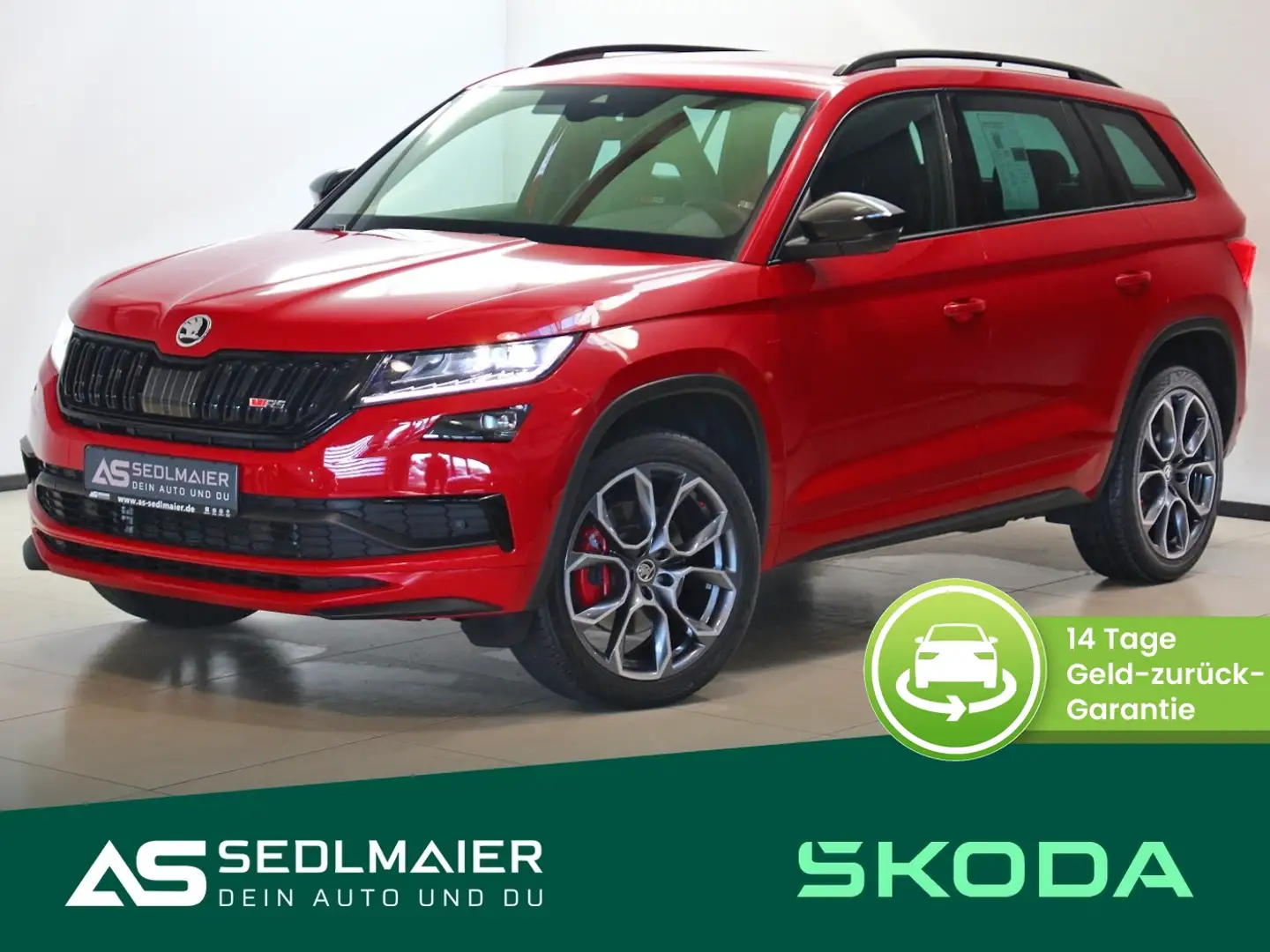 Skoda Kodiaq 2.0 Bi-TDI RS 4x4 360Cam|CANTON|ACC|SHZx4 Rojo - 1