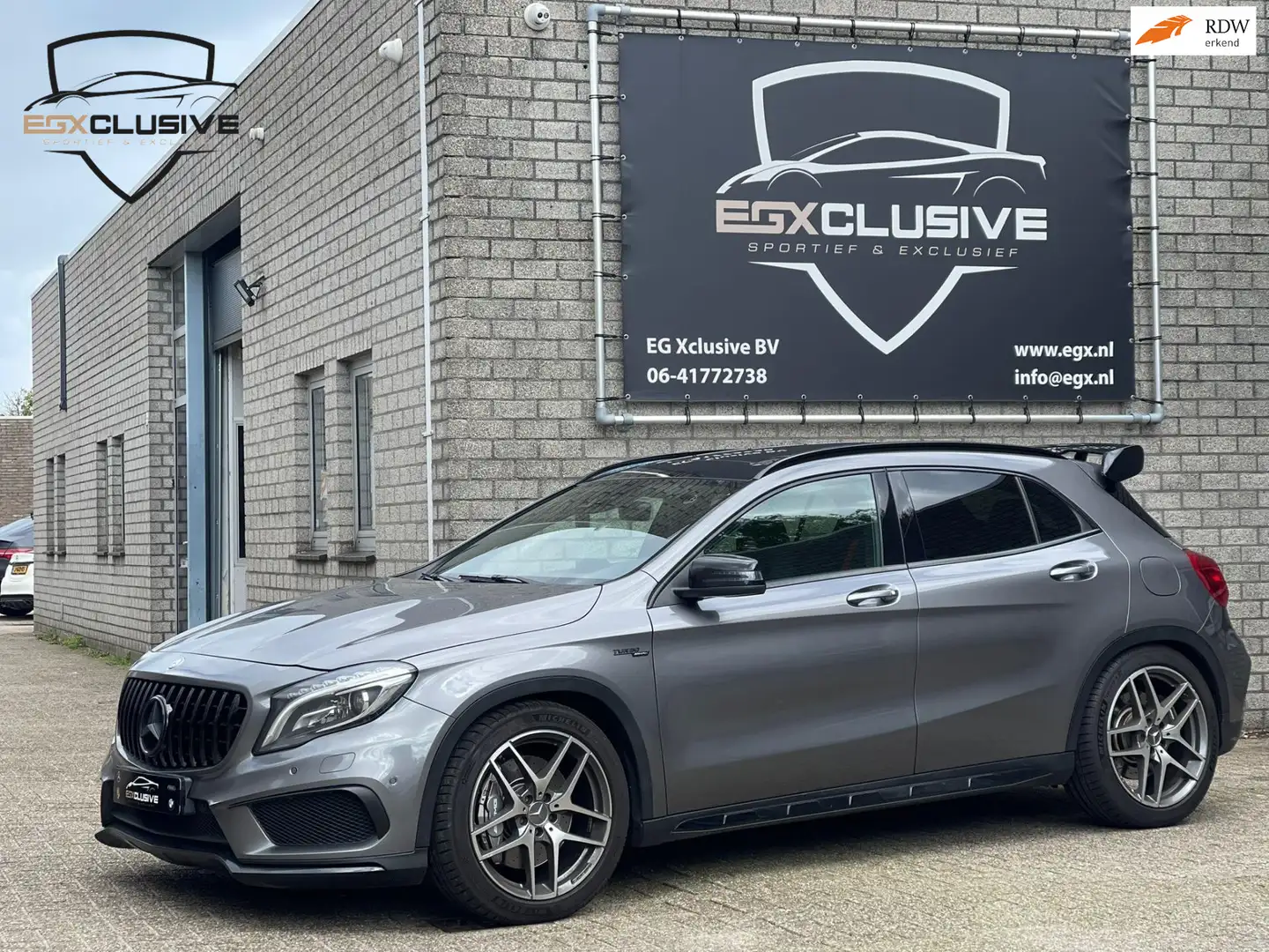 Mercedes-Benz GLA45 AMG 4Matic Edition1/Pano/H&K/Facelift Grigio - 1