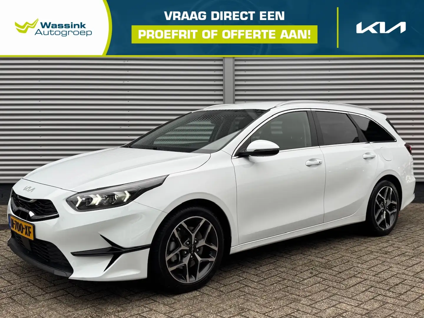 Kia Ceed SW / cee'd SW 1.0 T-GDi 120pk DynamicPlusLine | Stoel/Stuurwielv Wit - 1