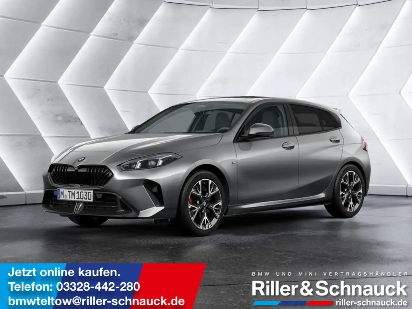 BMW 118 d M-Sport H/K HUD AKTIVSITZE LED PANO 360° Gris - 1