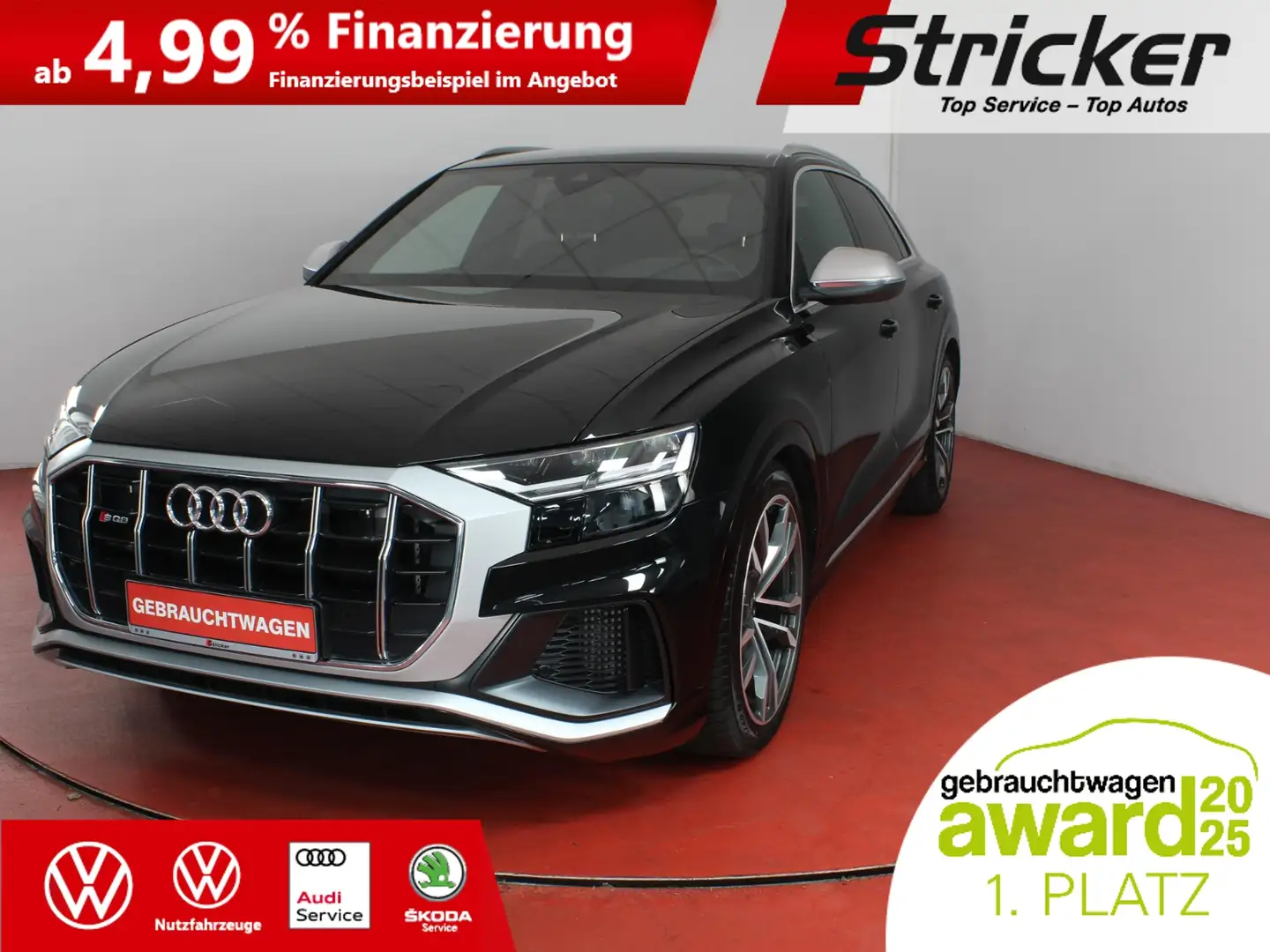 Audi SQ8 4.0TFSI 879,-ohne Anzahlung Navi Kamera Schwarz - 1