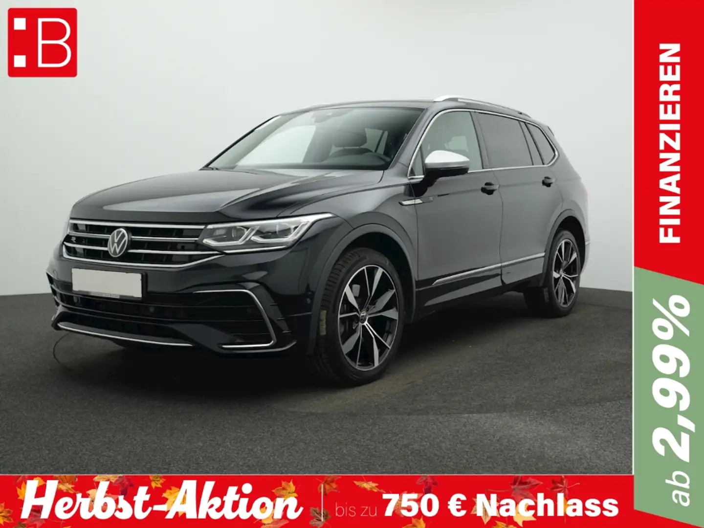 Volkswagen Tiguan Allspace 2.0 TDI DSG 4Mo. R-Line 7-SITZE AHK NAVI KAMERA 20 Schwarz - 1