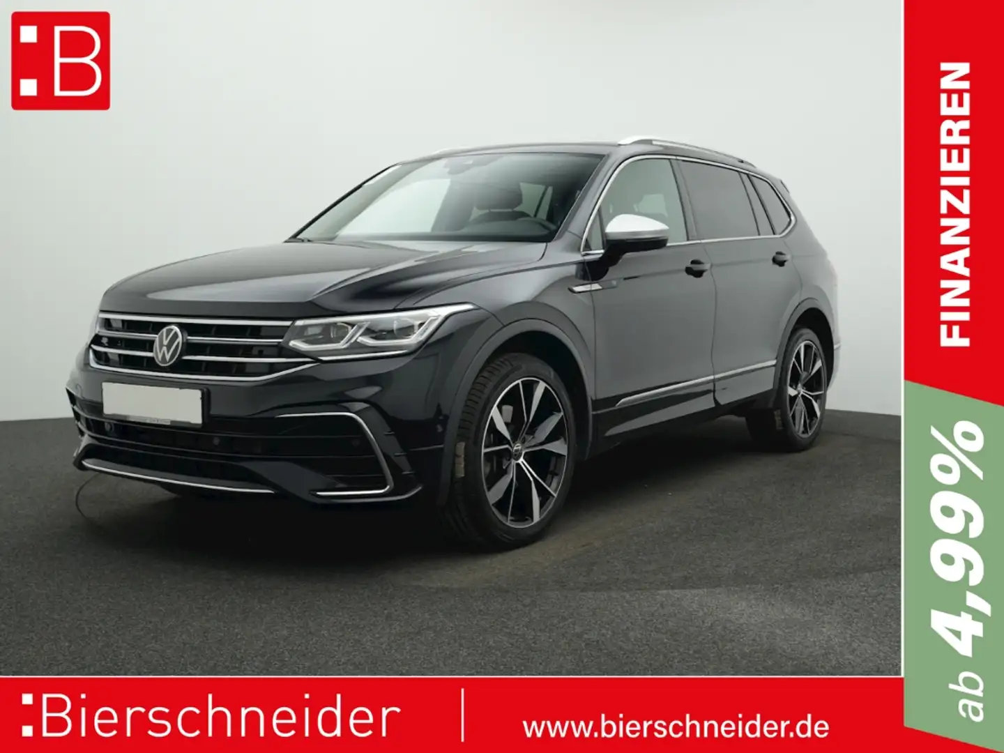 Volkswagen Tiguan Allspace 2.0 TDI DSG 4Mo. R-Line 7-SITZE AHK NAVI KAMERA 20 Schwarz - 1
