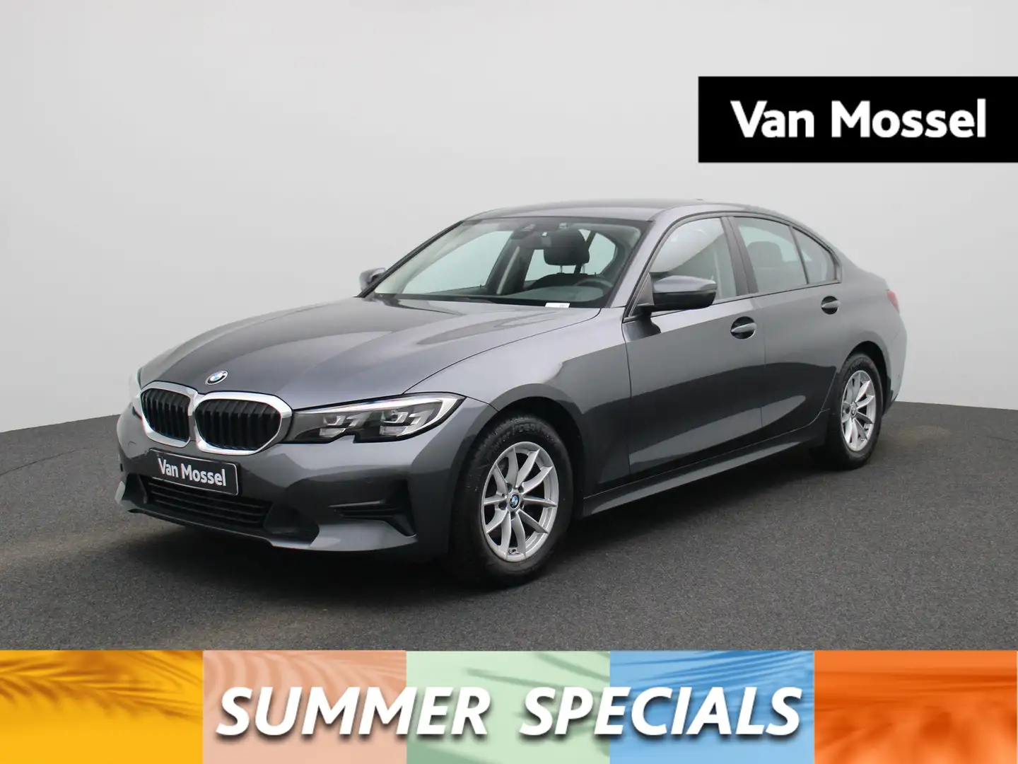 BMW 318 3 serie 318d (100 kW) LEDER | LED | TREKHAAK Gris - 1