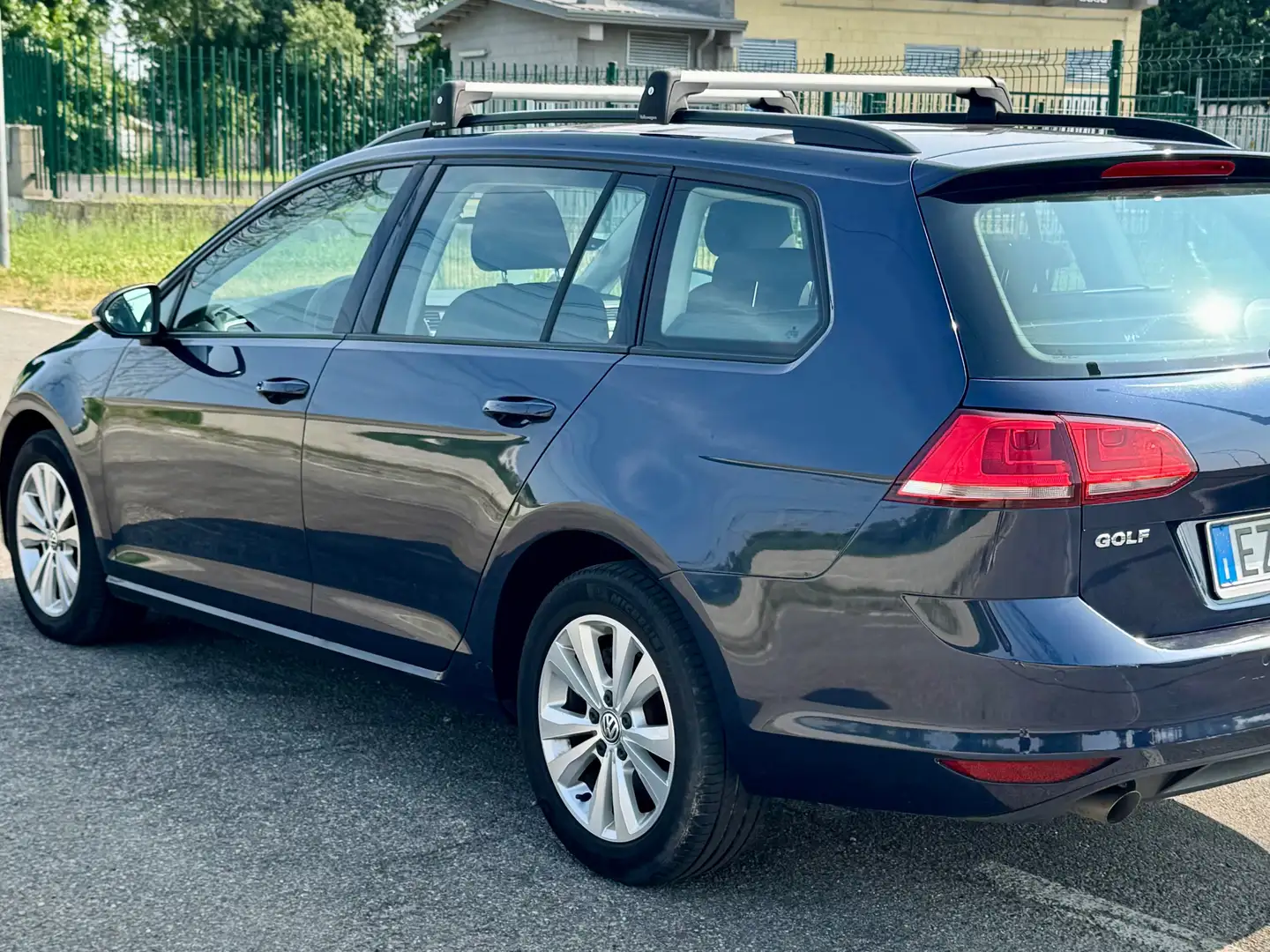 Volkswagen Golf Variant Golf VII 2013 Variant 1.6 tdi  Comfortline 110cv Blu/Azzurro - 2
