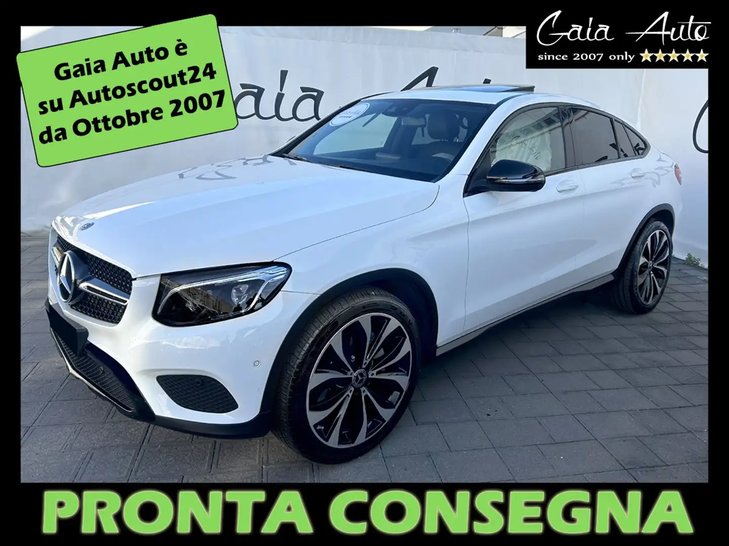 Mercedes-Benz GLC 220 D Coupe SPORT 4matic TETTO MULTIBEAM CERCHIO19" Blanc - 1