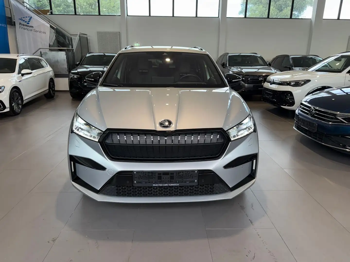 Skoda Enyaq 80 Sportline AID/MATRIX/MEM/HUD/KAM/AHK Silber - 2