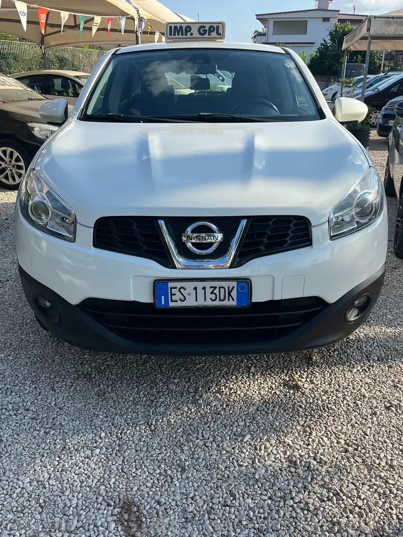 Nissan Qashqai 1600 GPL DI SERIE VALIDO FINO 2033 KM CERTIFICATI Bianco - 2