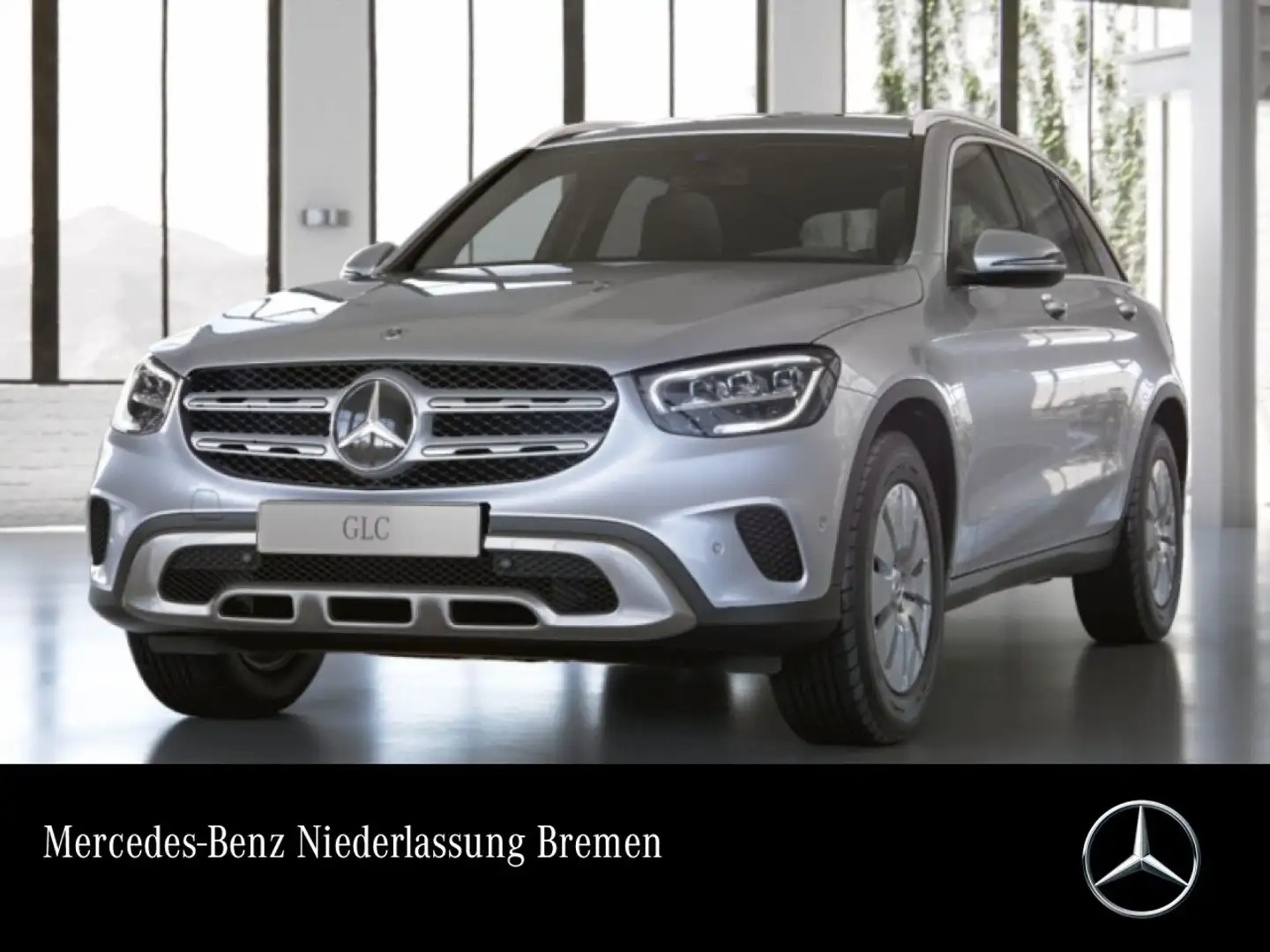 Mercedes-Benz GLC 200 d 4M AHK+LED+KAMERA+KEYLESS+9G Silber - 1