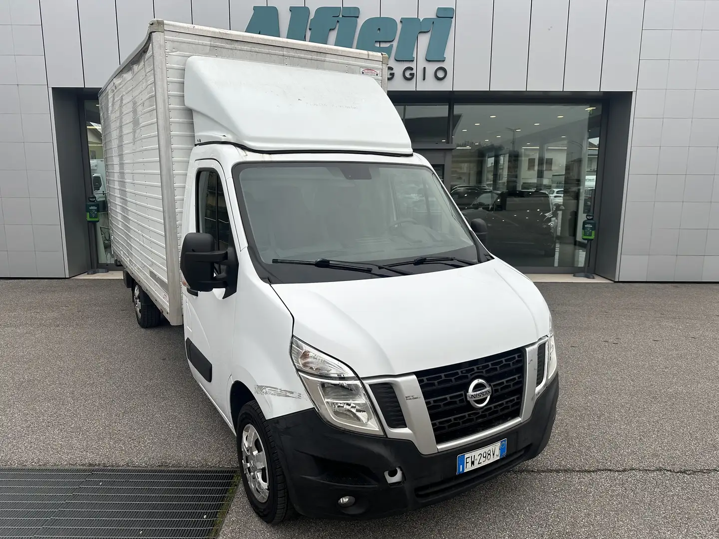 Nissan NV400 2.3TDI E6B 96 Kw Continer Sponda Idraulica kg850 Blanco - 1