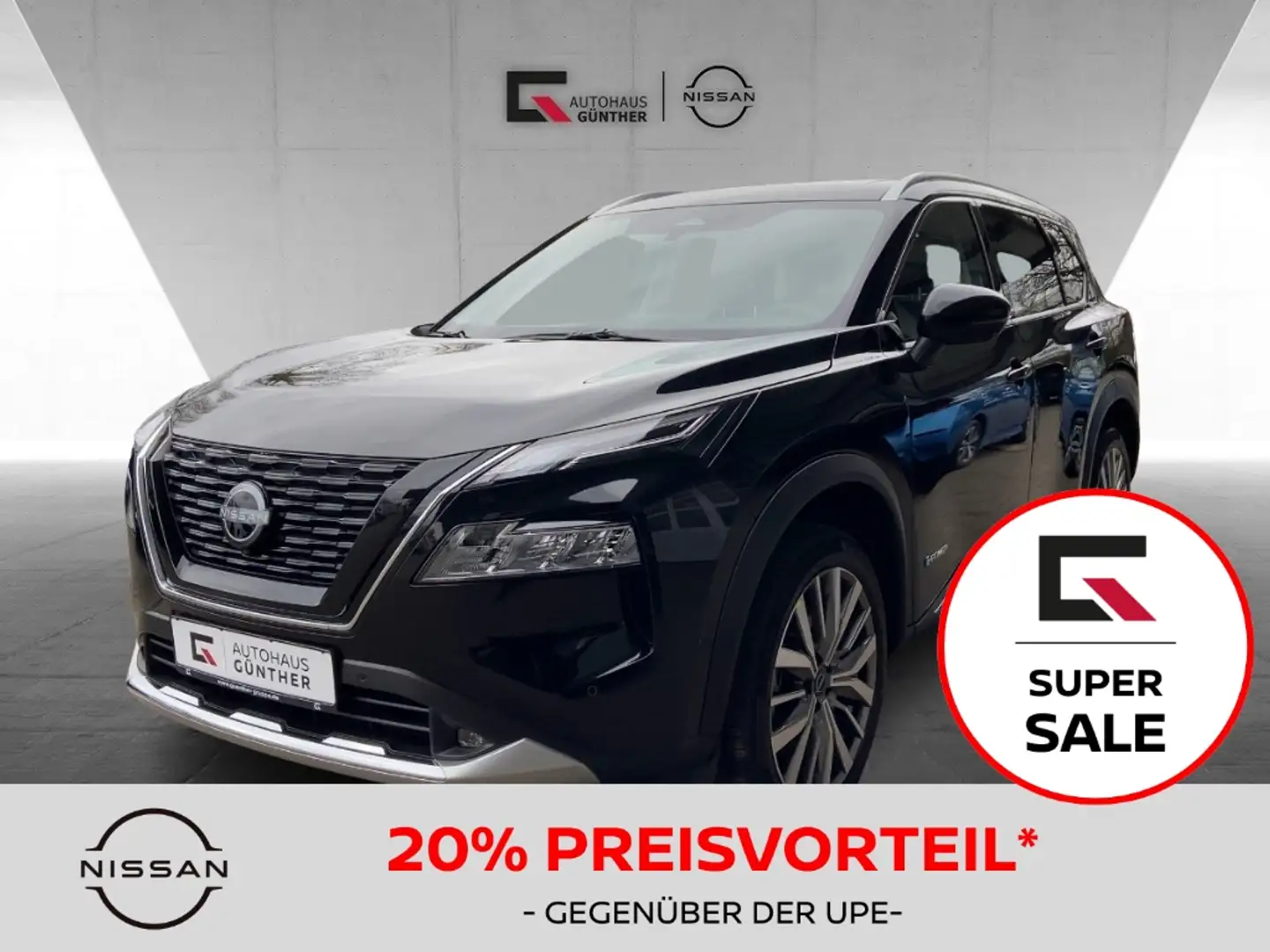 Nissan X-Trail TEKNA+ 20Zoll 4WD Winter/BOSE/360°/e4orce Noir - 1