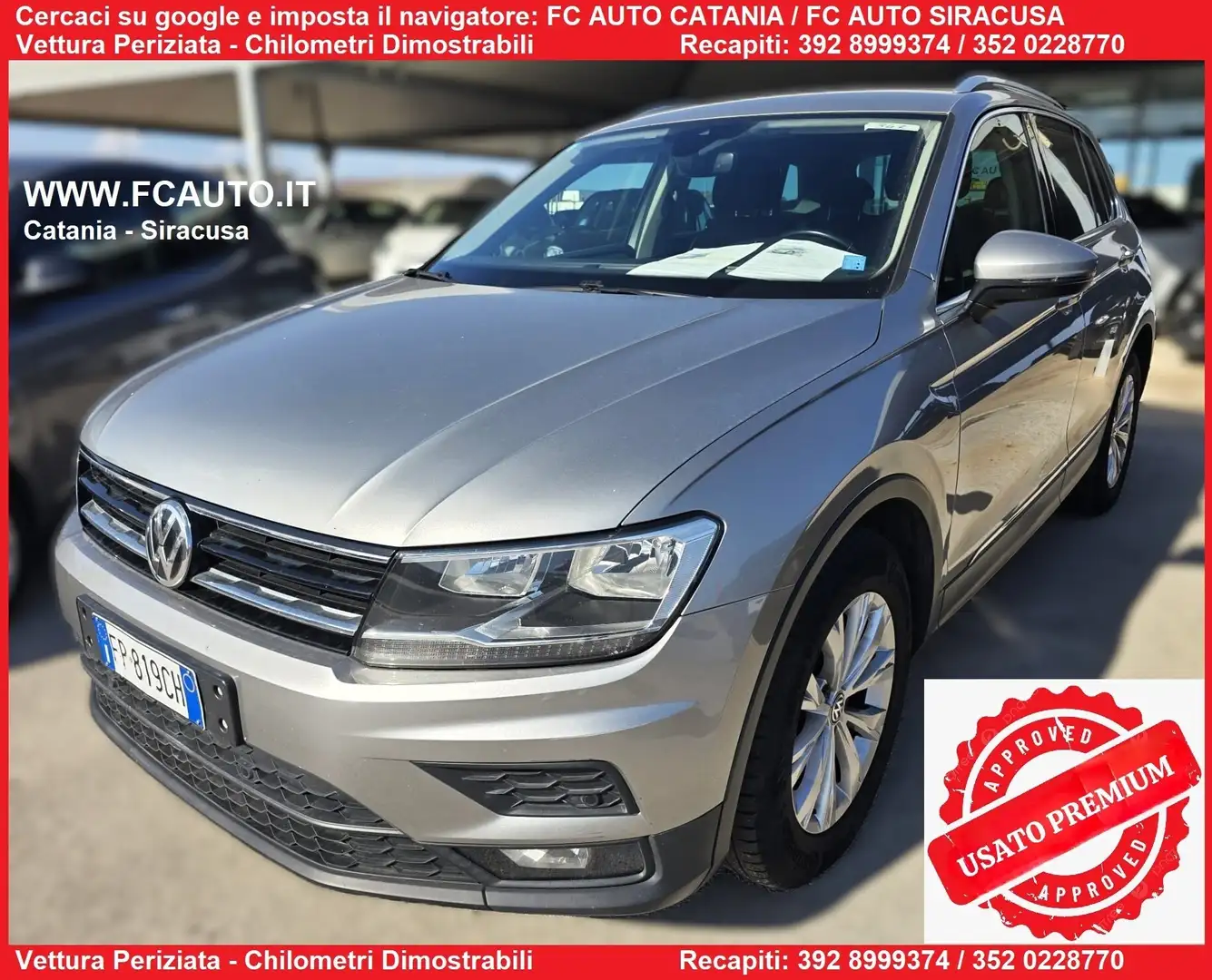 Volkswagen Tiguan Tiguan 2.0 TDI SCR DSG Advanced BlueMotion Technol Argento - 1