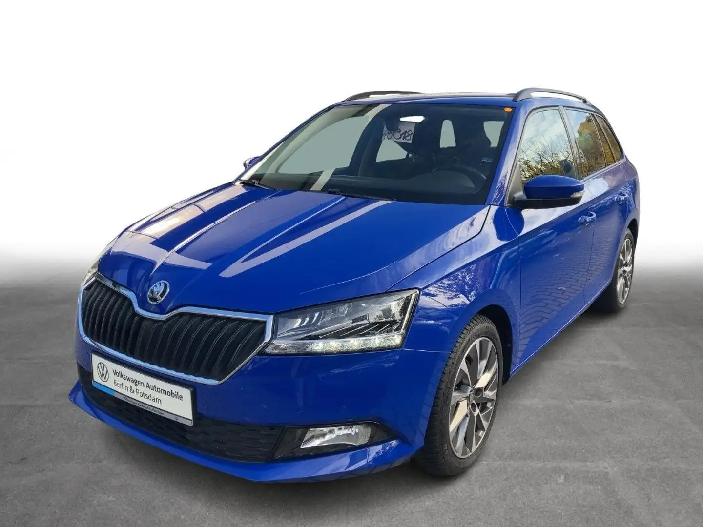 Skoda Fabia Combi 1.0 TSI Best of Navi LED Connect GRA Bleu - 2
