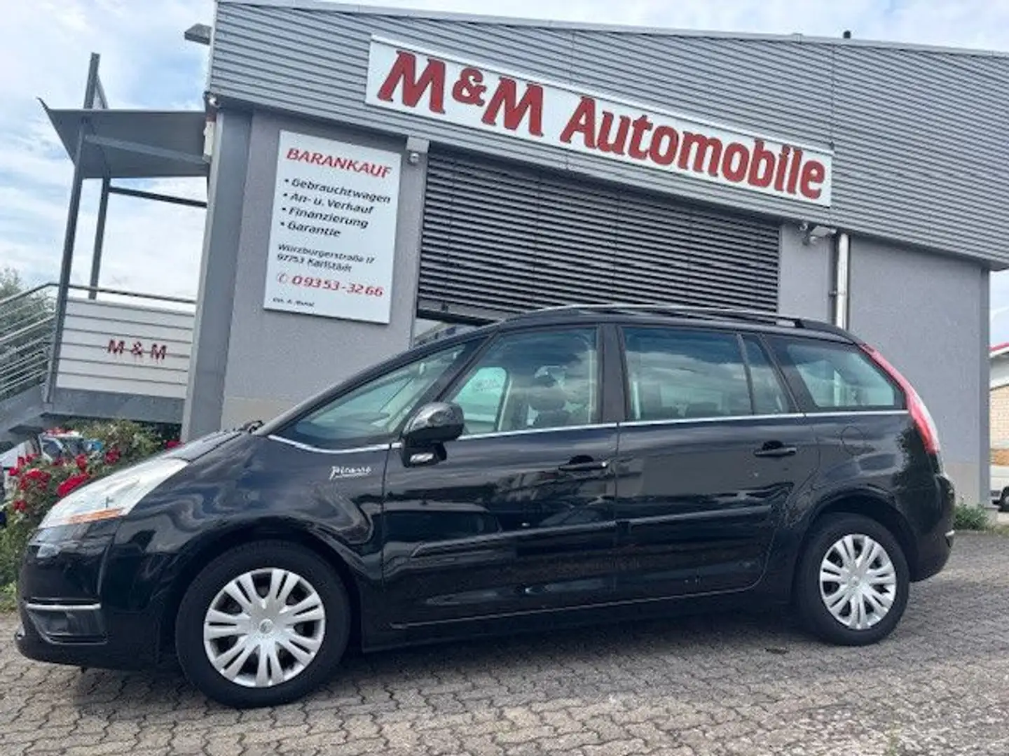 Citroen C4 Picasso 1.6i Tendance 7-Sitzer+Klima+NAVI+Shz Schwarz - 1