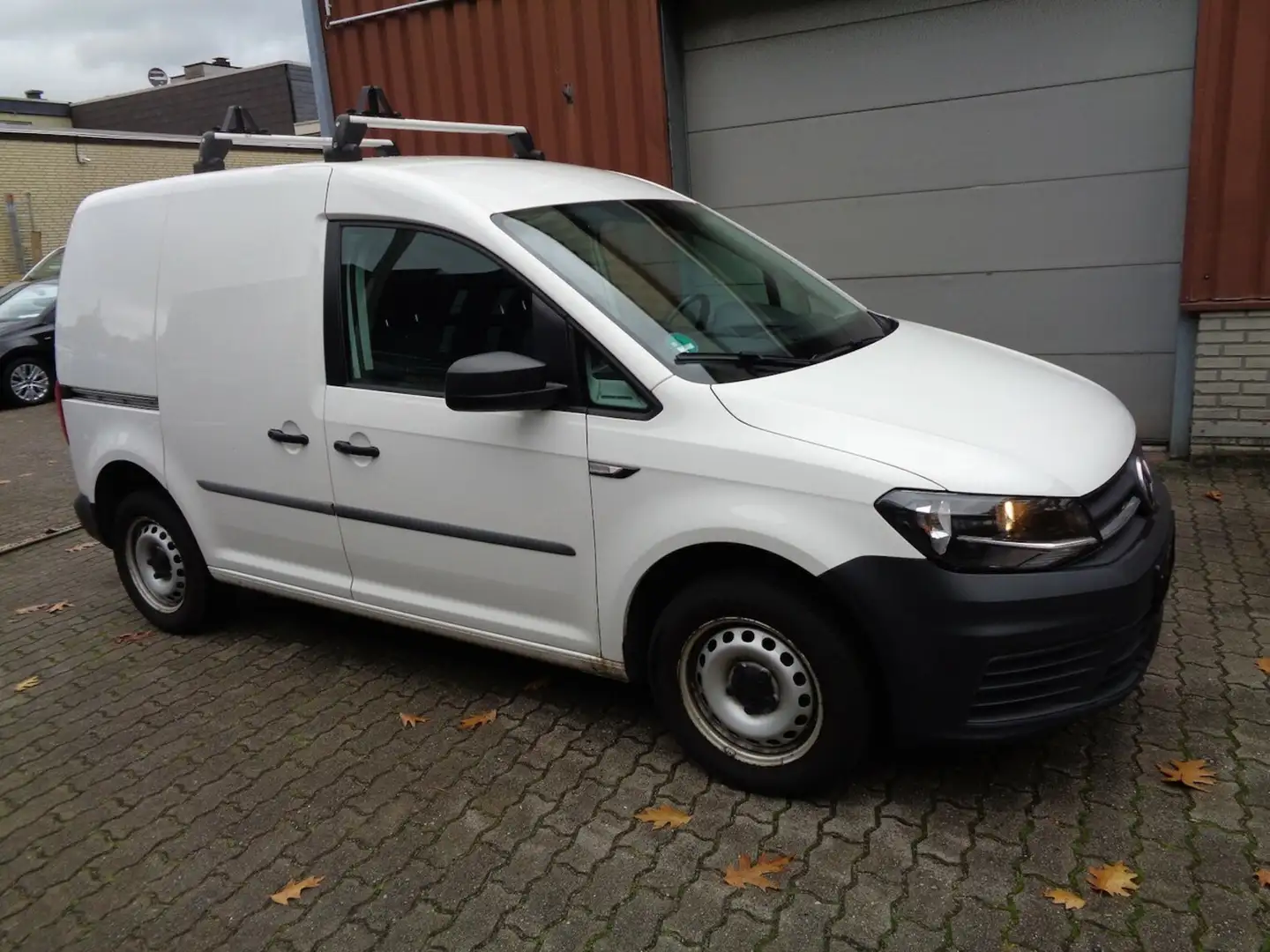 Volkswagen Caddy 2.0 TDI, Klima, 1.Hand *Flügeltüren* Weiß - 1