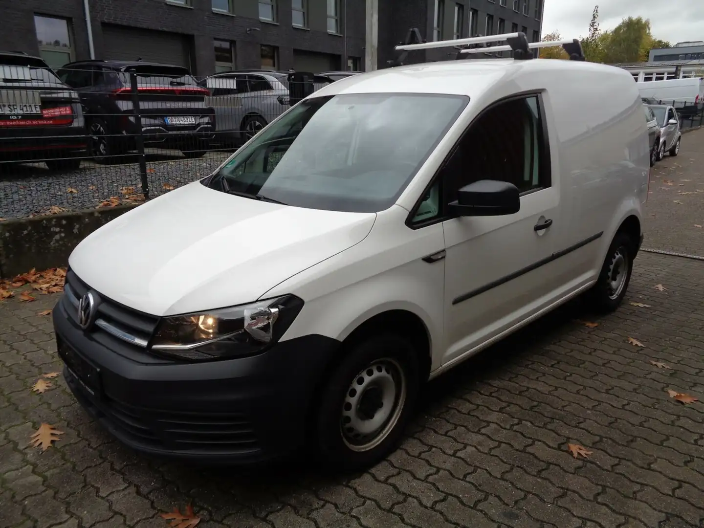 Volkswagen Caddy 2.0 TDI, Klima, 1.Hand *Flügeltüren* Weiß - 2