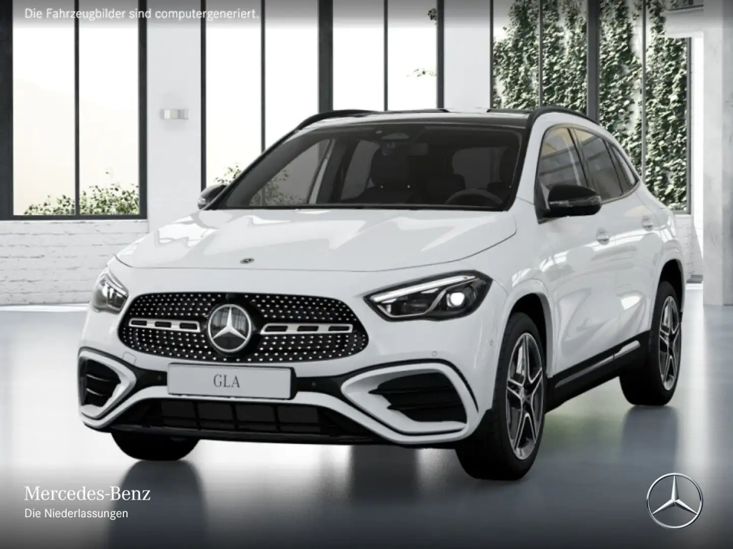 Mercedes-Benz GLA 200 AMG+NIGHT+PANO+360°+AHK+MULTIBEAM+19"+7G Weiß - 2
