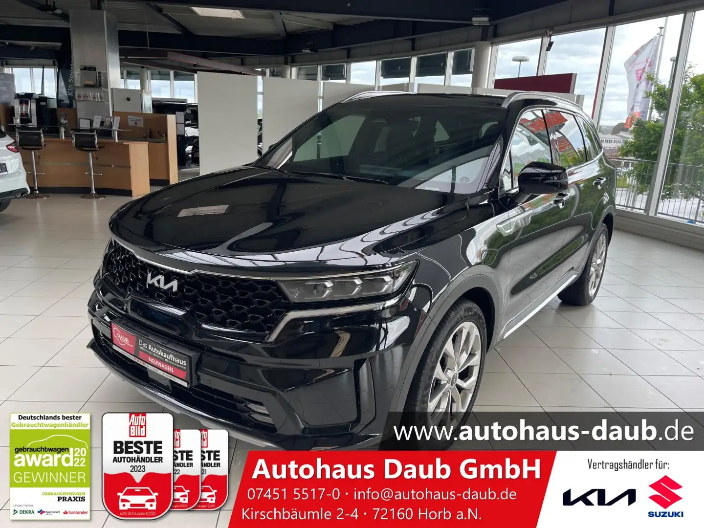 Kia Sorento 2.2 D AWD DCT8 SPIRIT PREMIUM Dt. Fzg!! Noir - 2