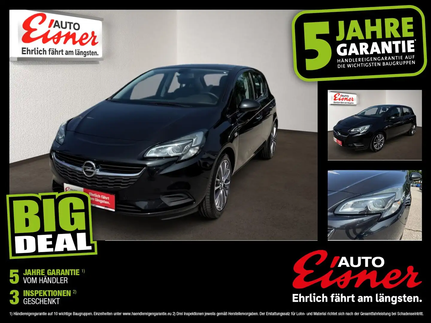 Opel Corsa 1.0 TURBO ECOTEC DIRECT Schwarz - 1
