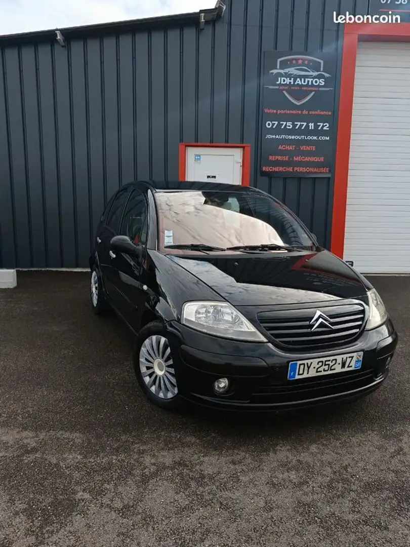Citroen C3 1.4 73ch garantie 3 mois kit distribution neuf- em Czarny - 2