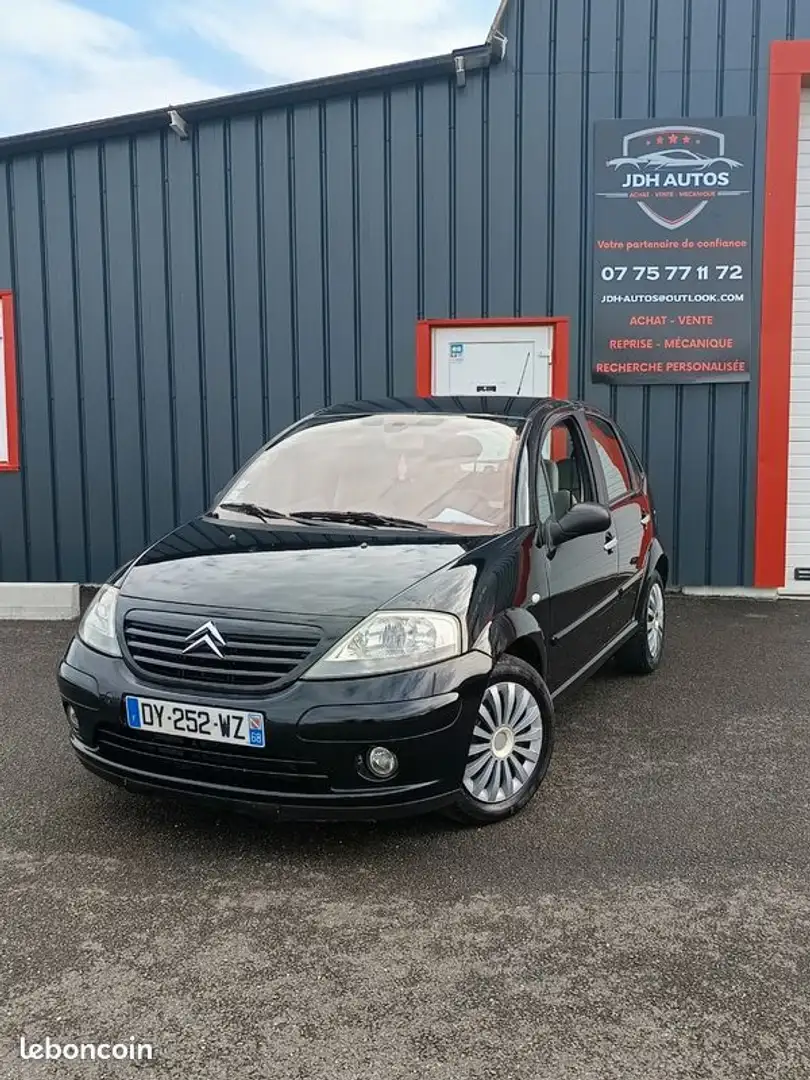 Citroen C3 1.4 73ch garantie 3 mois kit distribution neuf- em Czarny - 1