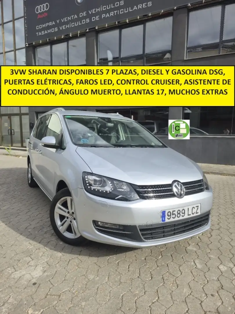 Volkswagen Sharan 2.0TDI Advance 110kW Gris - 1