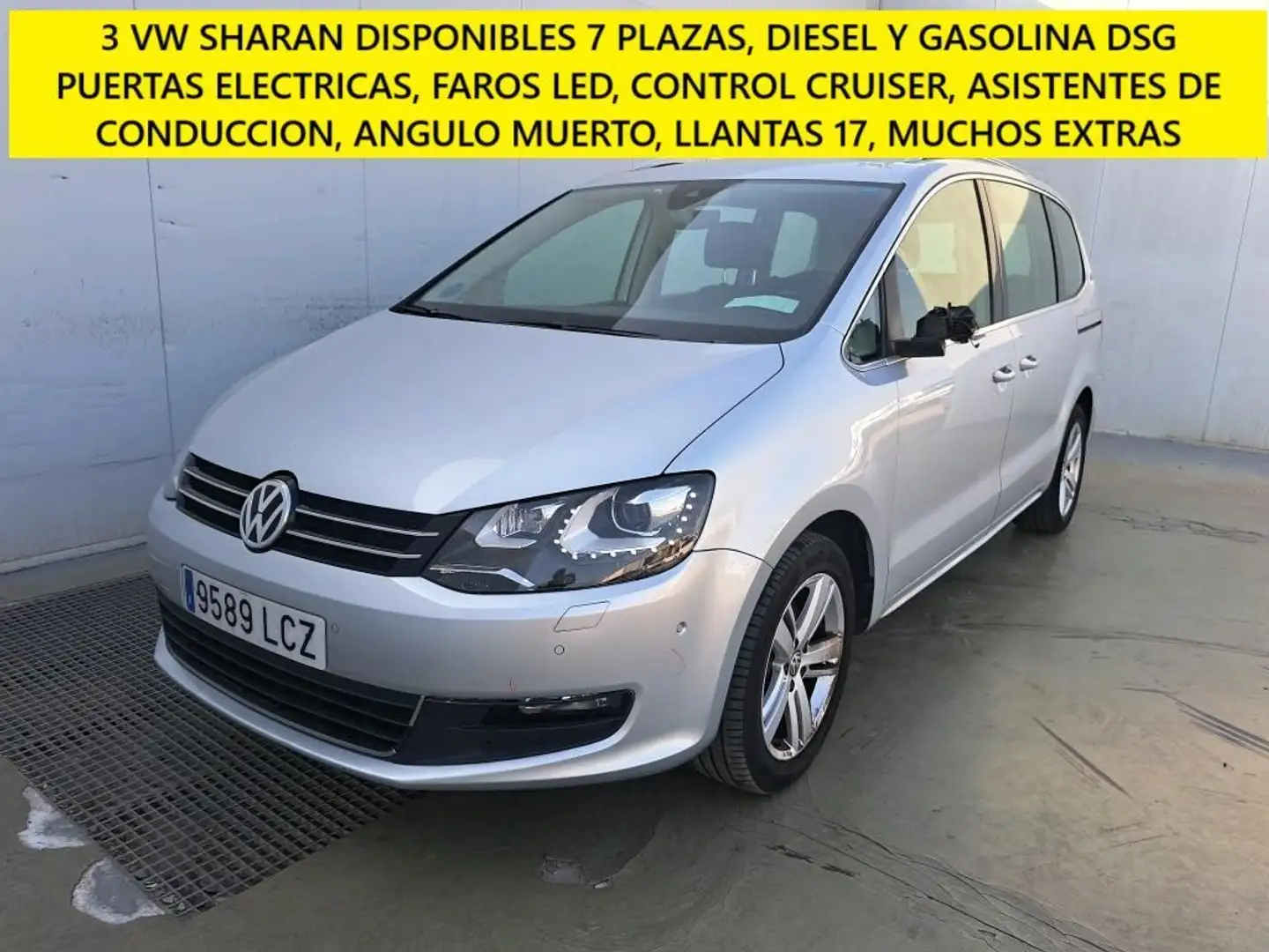 Volkswagen Sharan 2.0TDI Advance 110kW Gris - 1