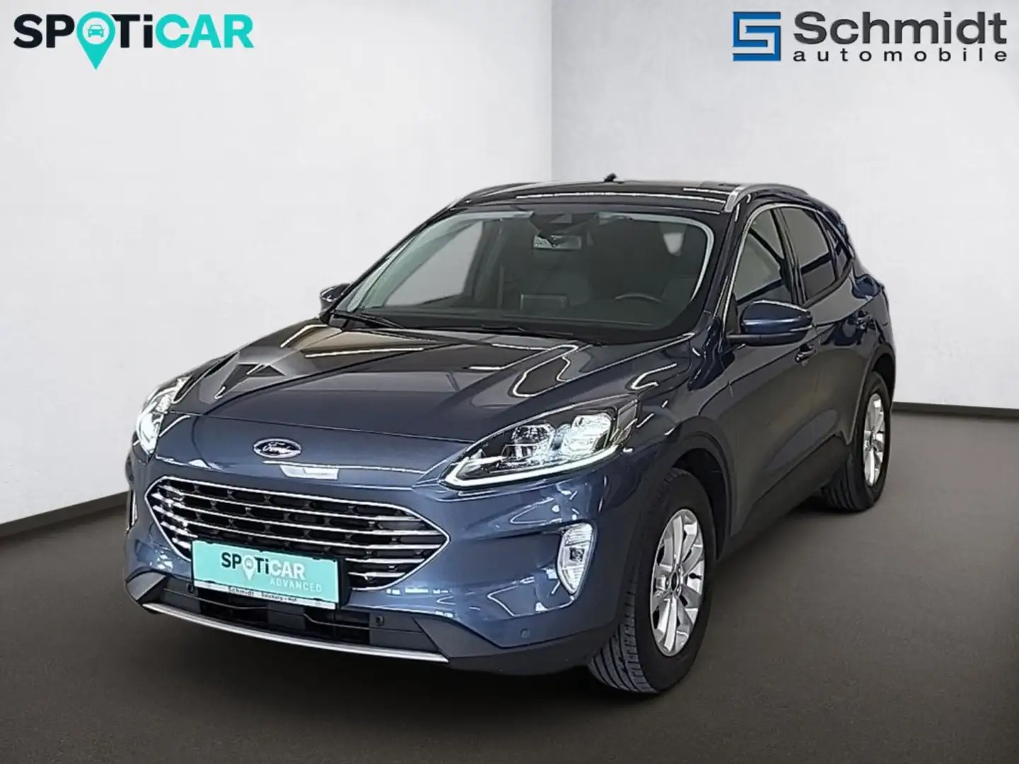 Ford Kuga 2,0 EcoBlue Hybrid Titanium X Aut. Blau - 1