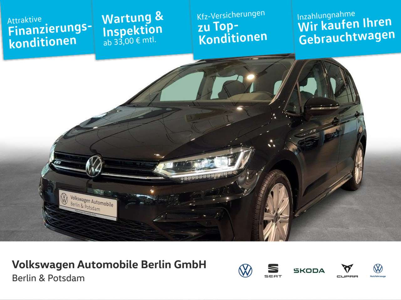 Volkswagen Touran — Volkswagen Touran 2.0TDI DSG R-Line STHZG AHK P-DACH 7-Sitz