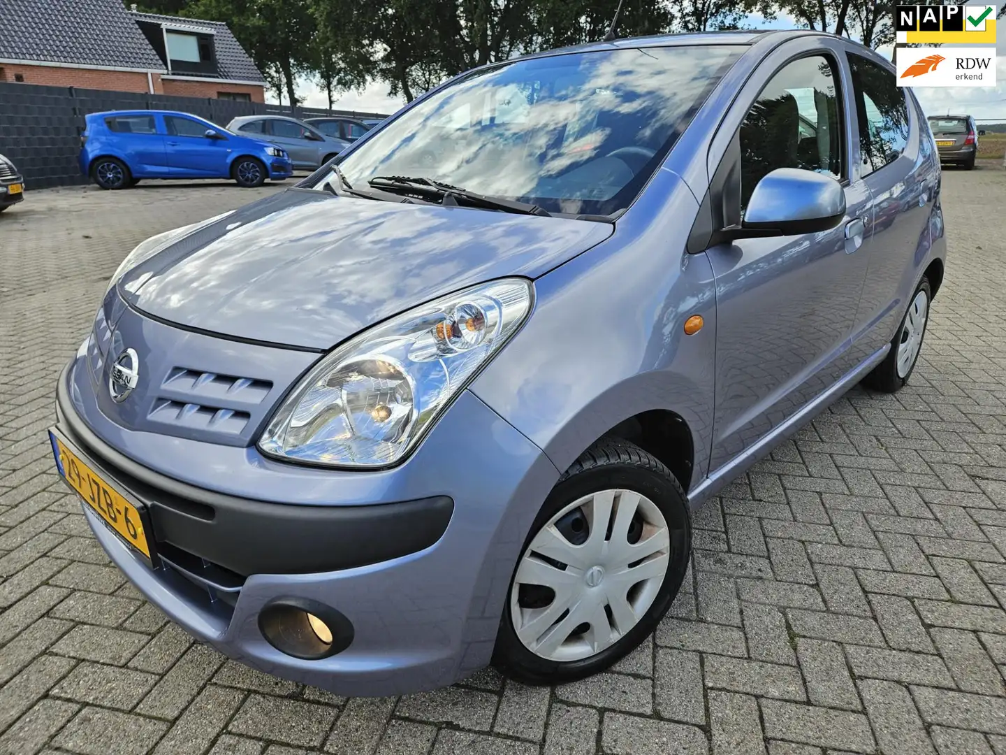 Nissan Pixo 1.0 Acenta 5Drs 2009. Airco/Mistlampen/CV op afsta Grijs - 1