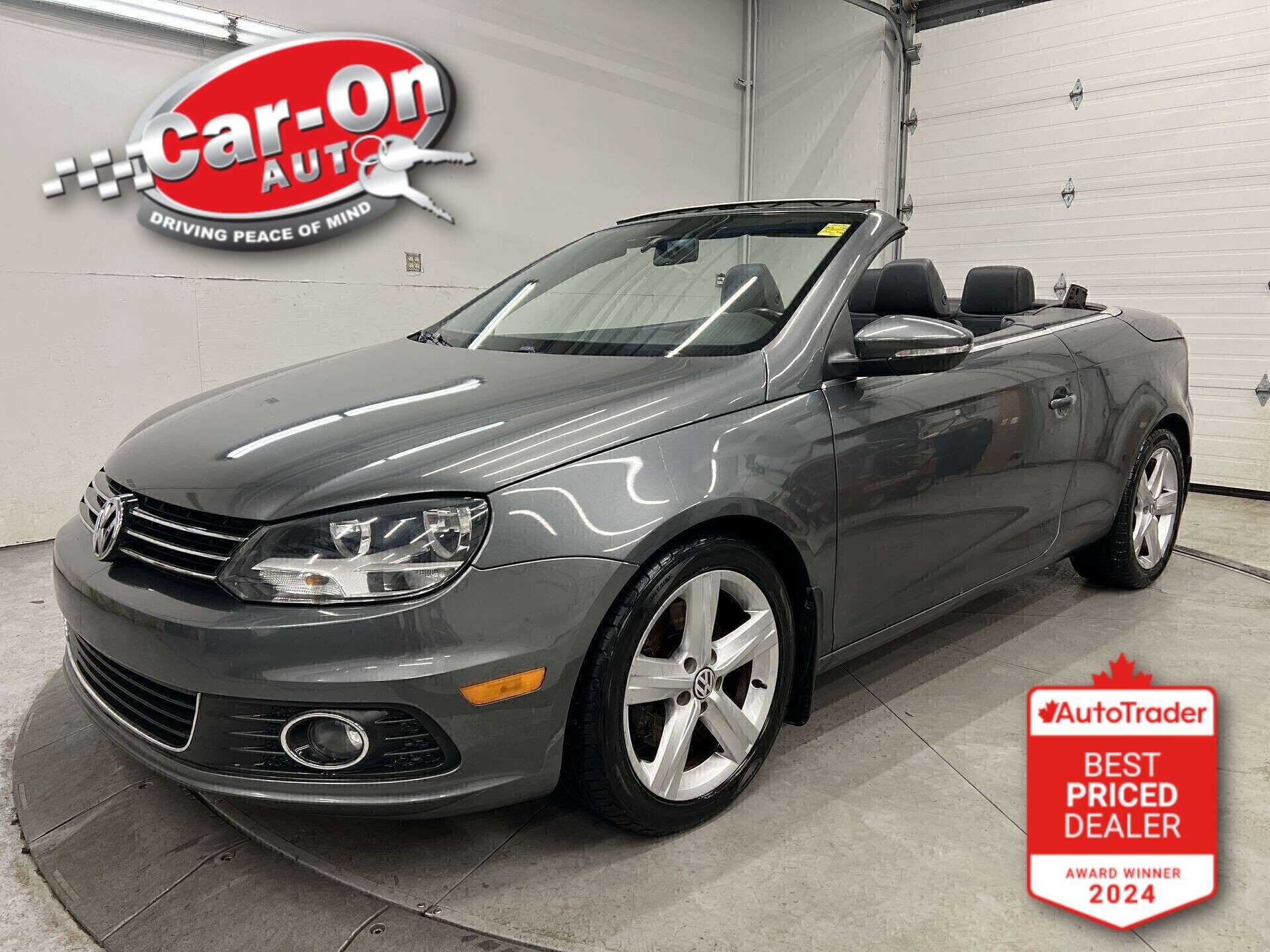 Gray 2012 Volkswagen Eos Comfortline Convertible Automatic