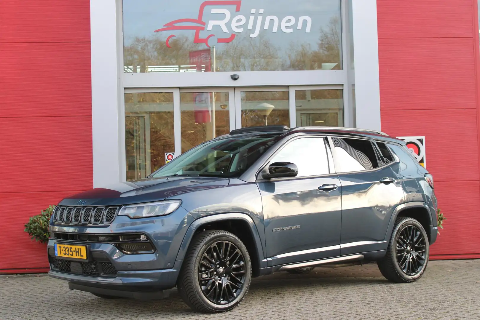 Jeep Compass 4xe 240PK Plug-in Hybrid ELECTRIC S | PANORAMSICH Bleu - 1