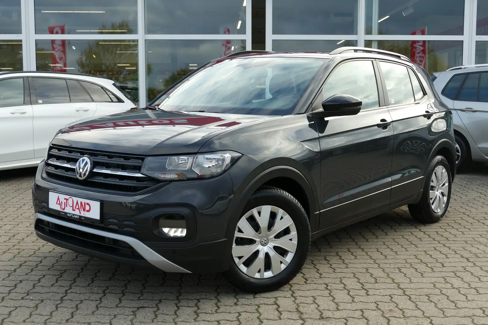 Volkswagen T-Cross 1.0 TSI Life Klimaaut. Tempomat AHK PDC Gris - 2