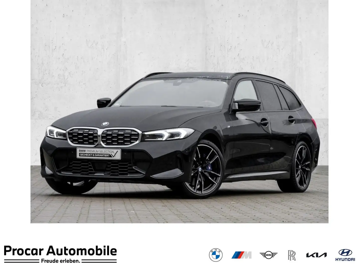 BMW 340 M340i xDrive M SPORT+ACC+HuD+H/K+DA+360°+LHZ Schwarz - 1