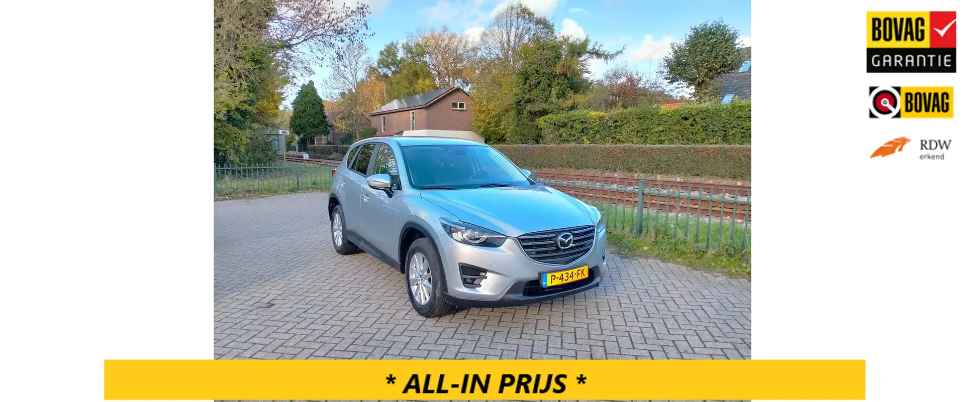 Mazda CX-5 2.0 SkyActiv-G 160 GT-M 4WD trekhaak ALLINPRIJS Grijs - 1